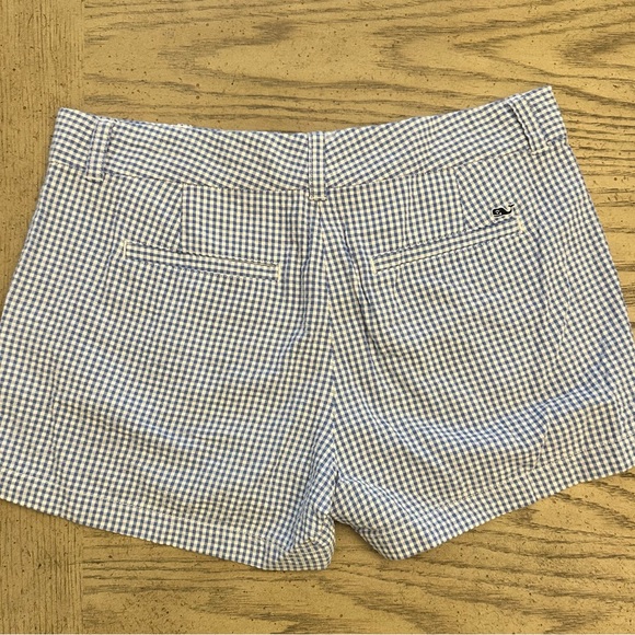 Blue plaid size 6 preppy shorts. Like new - Picture 3 of 3